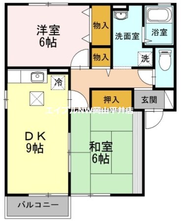 リバーパーク　Ｅ棟の物件間取画像